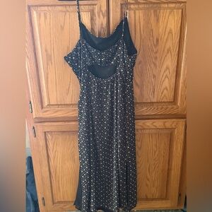 American Eagle Outfitters Black Floral Midi Dress